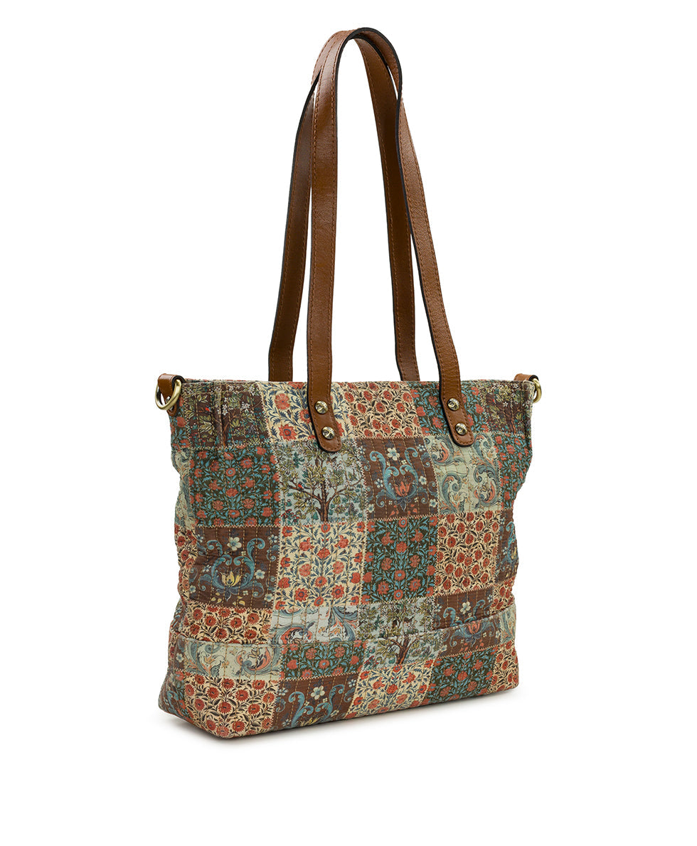 Patricia Nash Perugia Tote | Nordic Patchwork Cotton | Nordic Patchwork