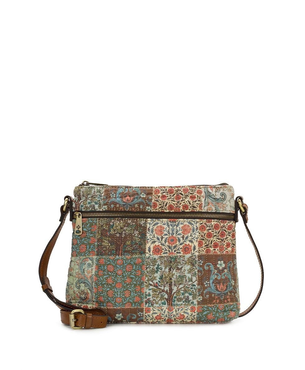 Patricia Nash Anders Crossbody | Nordic Patchwork Cotton | Nordic Patch...