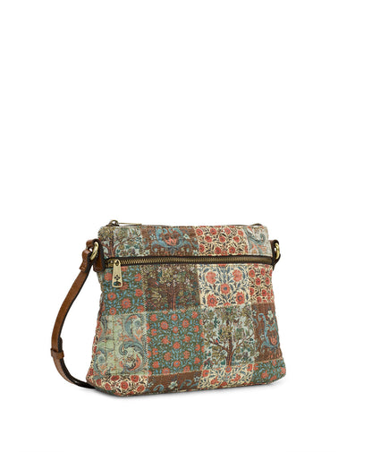 Patricia Nash Anders Crossbody | Nordic Patchwork Cotton | Nordic Patch...