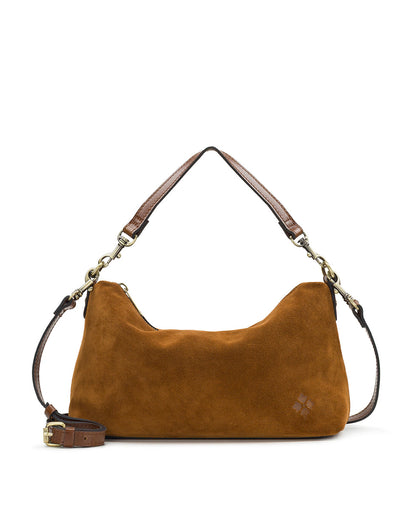 Patricia Nash Kolena Hobo Crossbody - Suede Leather