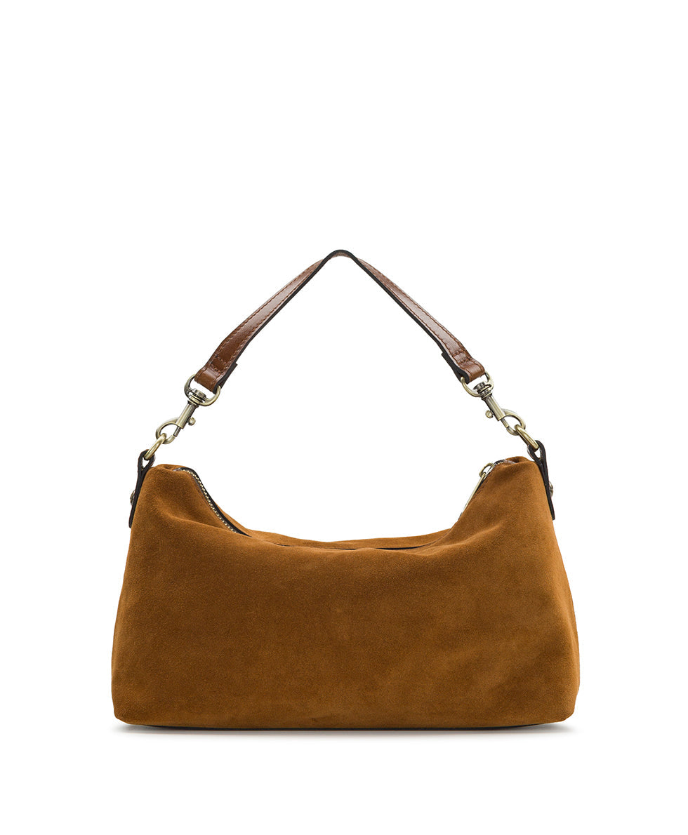 Patricia Nash Kolena Hobo Crossbody - Suede Leather
