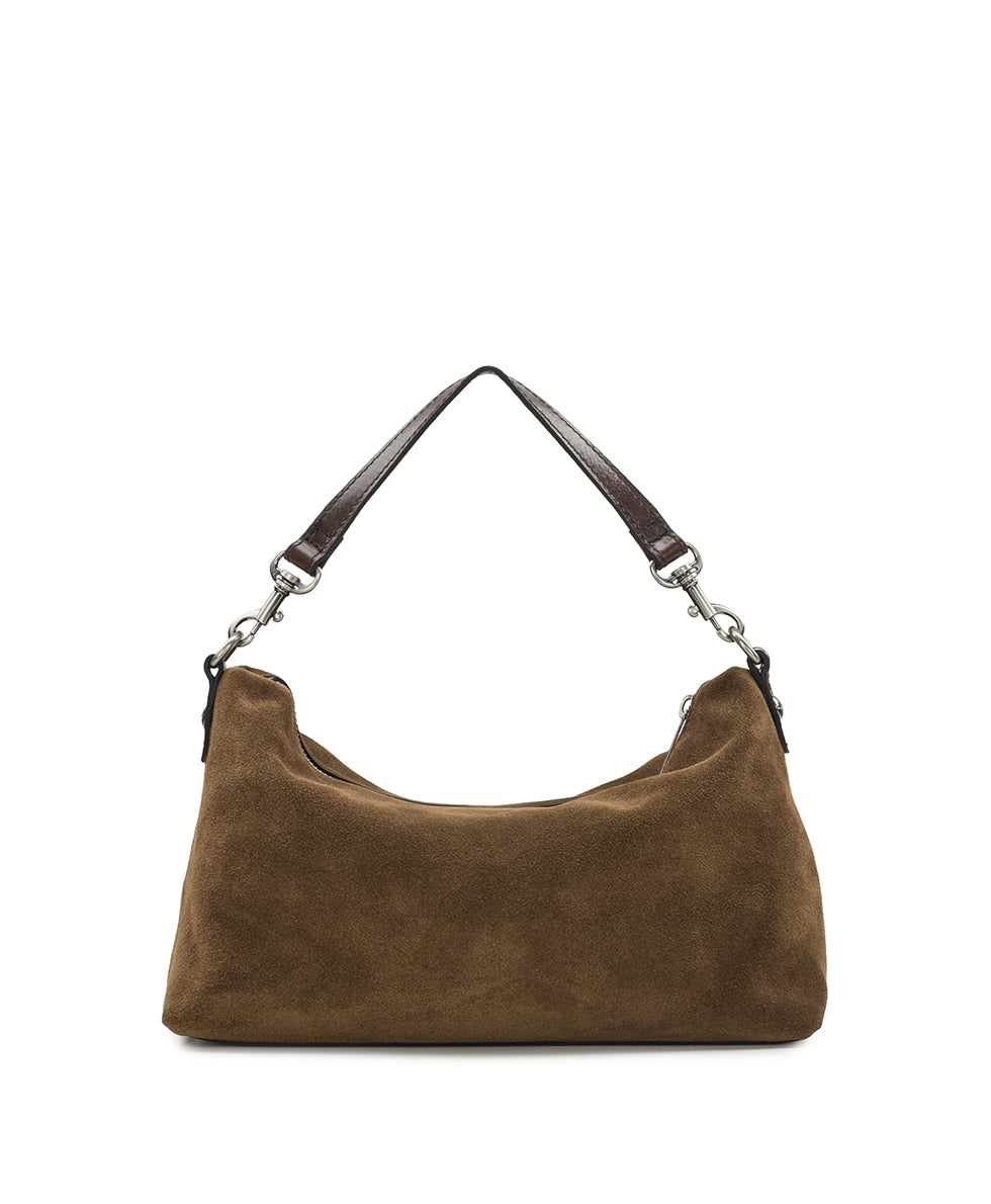 Patricia Nash Kolena Hobo Crossbody - Suede Leather
