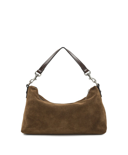 Patricia Nash Kolena Hobo Crossbody - Suede Leather