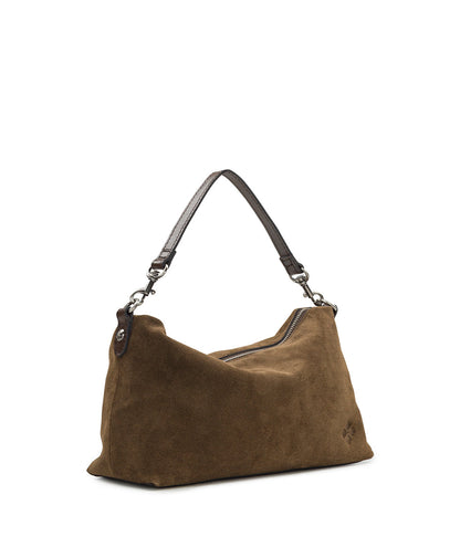 Patricia Nash Kolena Hobo Crossbody - Suede Leather