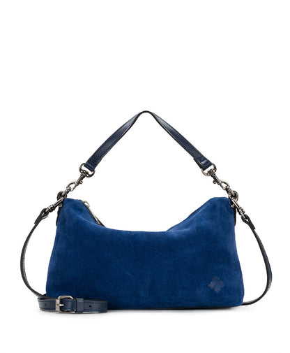 Patricia Nash Kolena Hobo Crossbody - Suede Leather