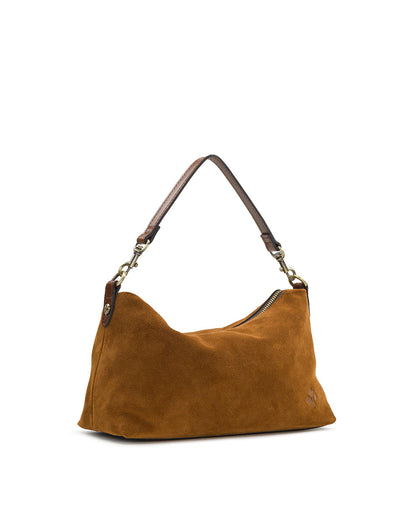 Patricia Nash Kolena Hobo Crossbody - Suede Leather
