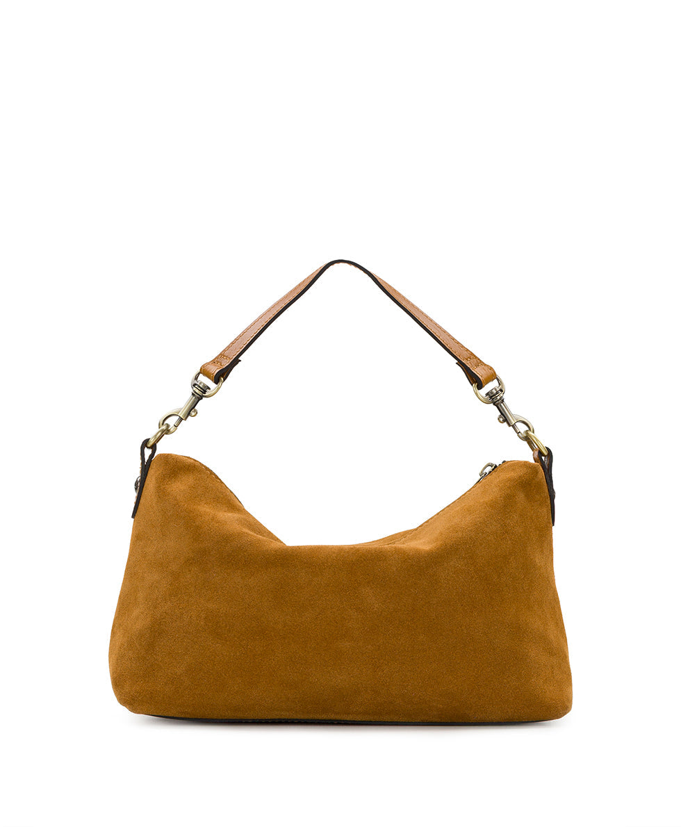Patricia Nash Kolena Hobo Crossbody - Suede Leather