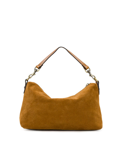 Patricia Nash Kolena Hobo Crossbody - Suede Leather
