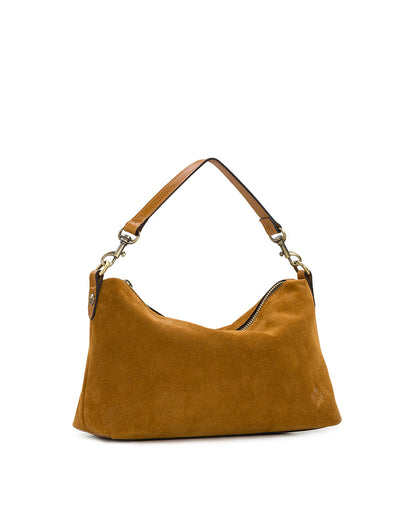 Patricia Nash Kolena Hobo Crossbody - Suede Leather
