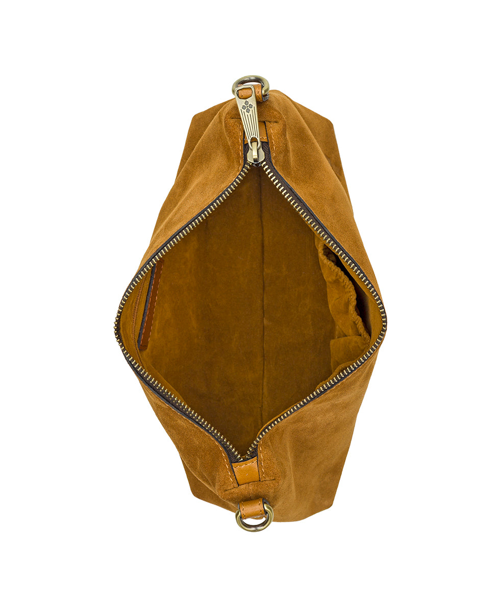 Patricia Nash Kolena Hobo Crossbody - Suede Leather