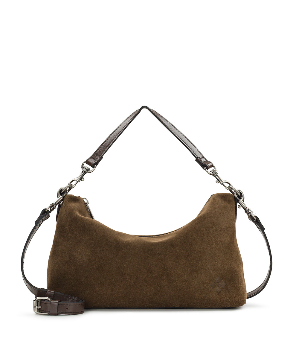 Patricia Nash Kolena Hobo Crossbody - Suede Leather