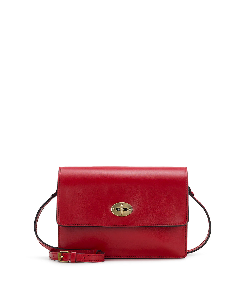 Patricia Nash Livana Crossbody - Vintage Distressed Leather