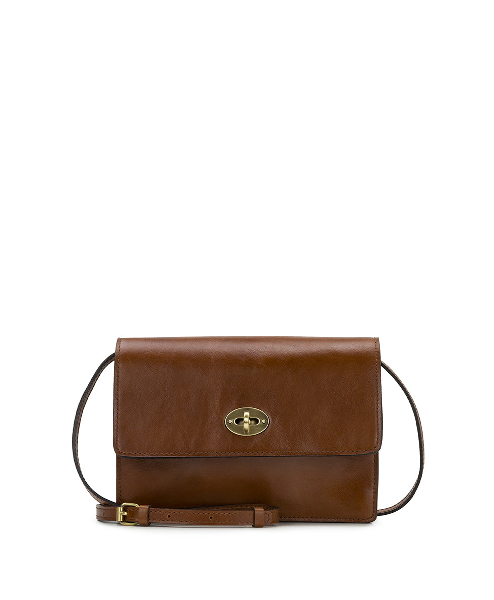 Patricia Nash Livana Crossbody - Vintage Distressed Leather