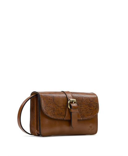 Patricia Nash Torri Crossbody - Signature Map