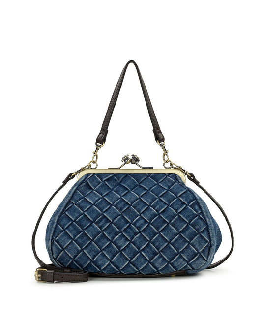 Patricia Nash Tabby Frame - Washed Woven Denim
