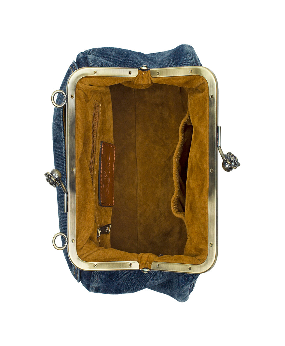 Patricia Nash Tabby Frame - Washed Woven Denim