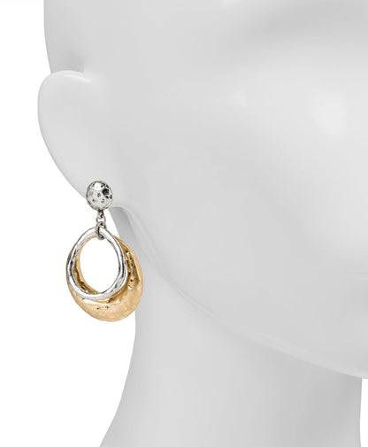 Patricia Nash Doorknocker Earrings - Hammered