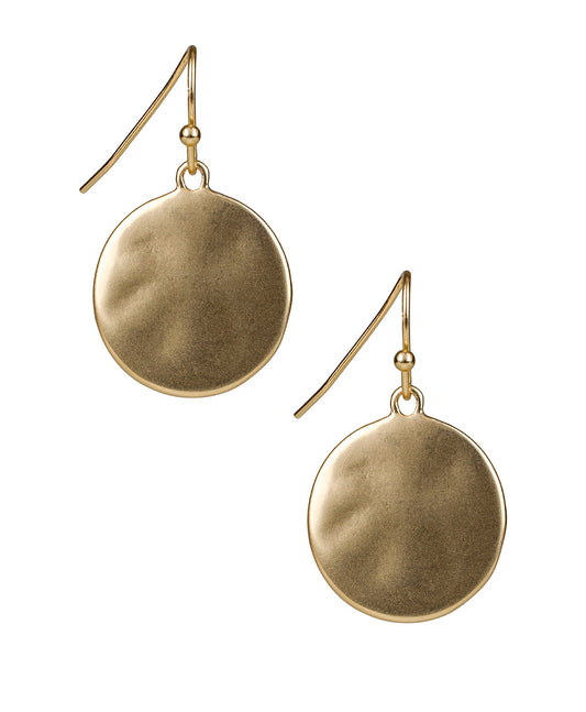 Patricia Nash Disc Drop Earrings - Coin Bead