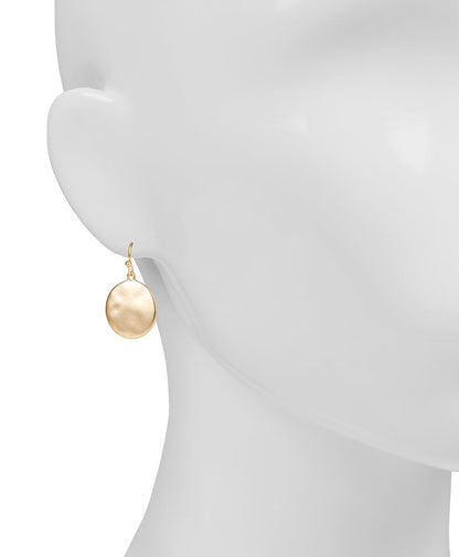 Patricia Nash Disc Drop Earrings - Coin Bead
