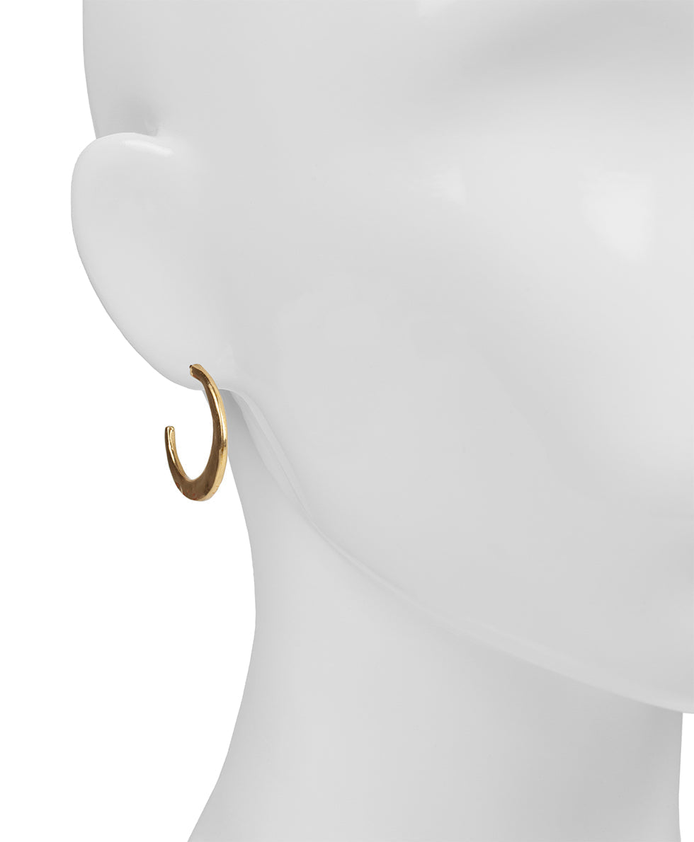 Patricia Nash Hammered Hoop Earrings - Not So Basics