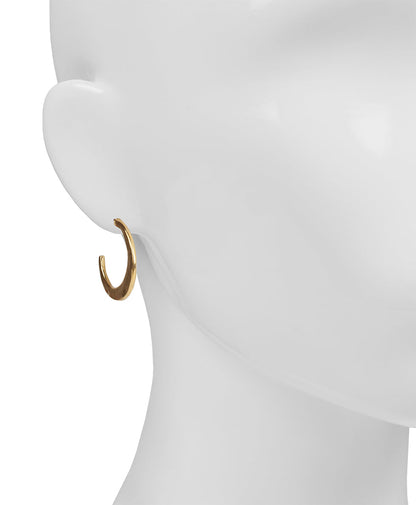 Patricia Nash Hammered Hoop Earrings - Not So Basics