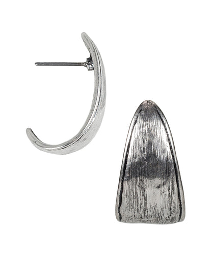 Patricia Nash J Hoop Hammered Earrings - Basics Collection