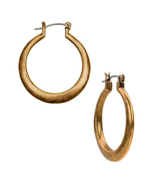 Patricia Nash Hoop Earrings - Floret Charm Collection
