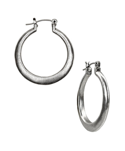 Patricia Nash Hoop Earrings - Floret Charm Collection