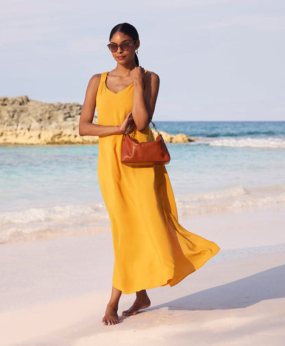 Patricia Nash Kolena Crossbody - Rugged Natural Grain Leather | Patricia Nash