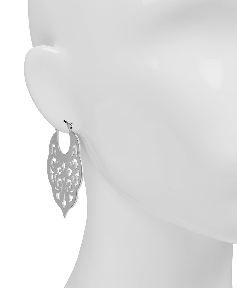 Patricia Nash Gypsy Hoop Earrings - Renaissance Laser Cut
