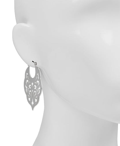 Patricia Nash Gypsy Hoop Earrings - Renaissance Laser Cut